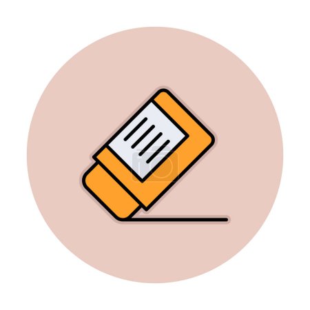 Illustration for Eraser icon, vector illustration simple design - Royalty Free Image