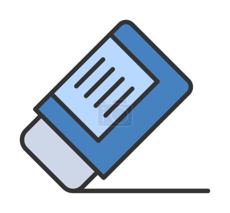 Illustration for Eraser icon, vector illustration simple design - Royalty Free Image