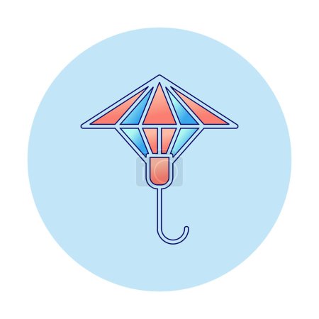Illustration for Umbrella icon vector illustration - Royalty Free Image