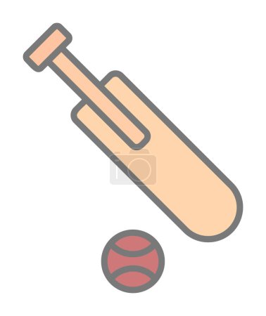 cricket icon  vector outline Design illustration.