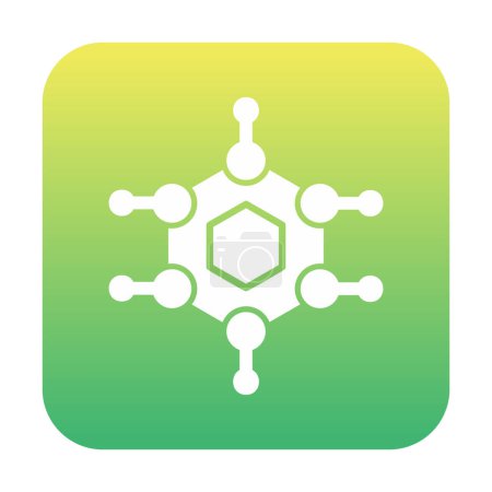 Illustration for Simple Nanotechnology icon, vector illustration - Royalty Free Image