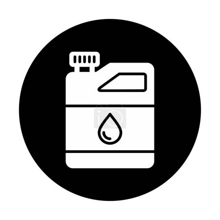 Illustration for Oil can icon vector illustration - Royalty Free Image