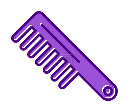 Ilustración de Peine de pelo icono vector ilustración - Imagen libre de derechos