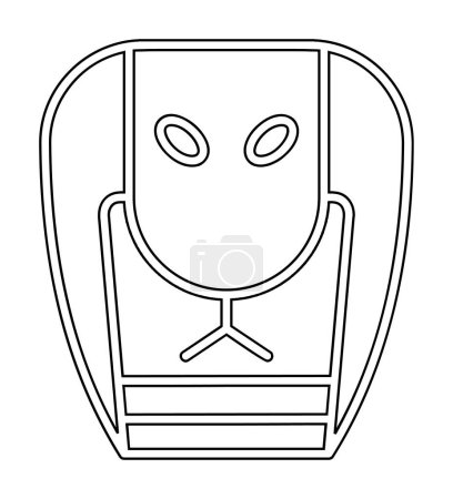 Téléchargez les illustrations : Conception d'icône Cobra. symbole vectoriel isolé - en licence libre de droit