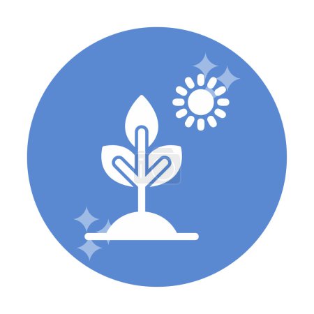 Téléchargez les illustrations : Biologie Icône de contour des plantes isolée sur fond blanc - en licence libre de droit