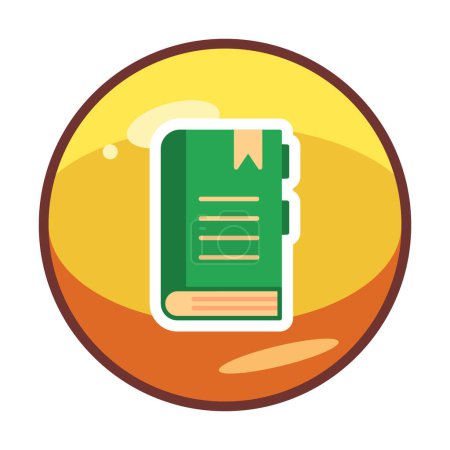 Illustration for Book icon, vector illustration simple design - Royalty Free Image