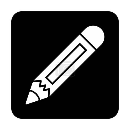 Illustration for Flat pencil icon simple  vector  illustration  design - Royalty Free Image