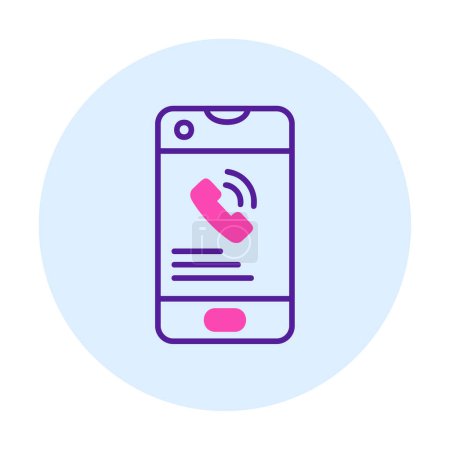 Illustration for Phone call. icon vector illustration  design - Royalty Free Image