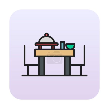 Illustration for Simple Feast icon, vector illustration - Royalty Free Image