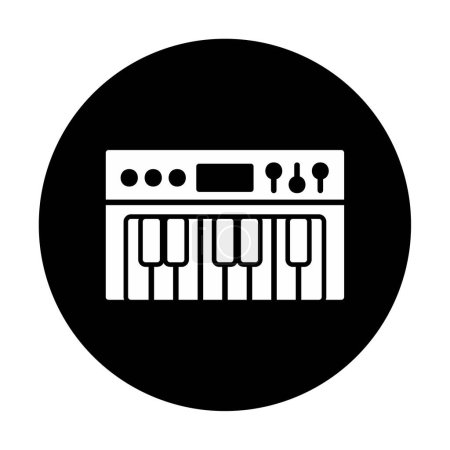 Illustration for Synthesizer icon vector illustration design - Royalty Free Image