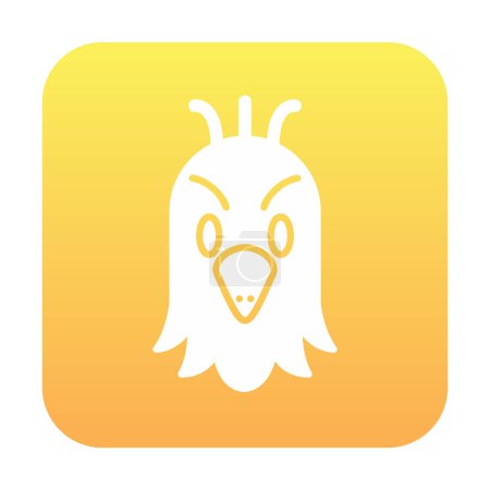 Illustration for Stylish parrot head logo vector illustration design - Royalty Free Image