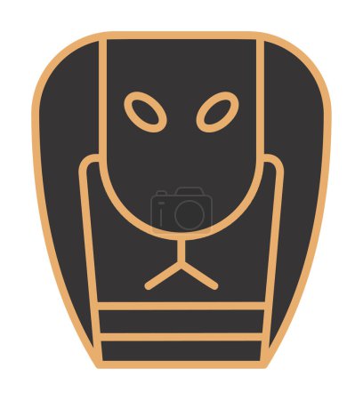 Téléchargez les illustrations : Cobra icône conception vectoriel symbole - en licence libre de droit