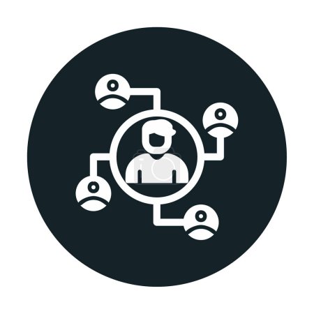 Ilustración de Icono de red social en vector. Logotipo - Imagen libre de derechos