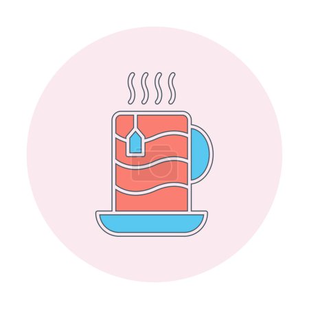 Illustration for Tea cup icon, vector illustration - Royalty Free Image