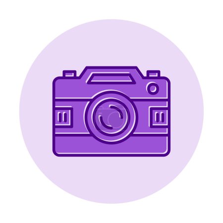 Ilustración de Foto cámara icono vector ilustración - Imagen libre de derechos