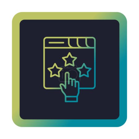 Illustration for Simple Ranking icon, vector illustration - Royalty Free Image