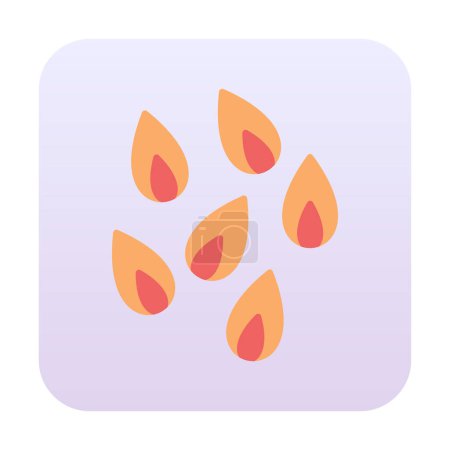 Illustration for Flower Petals icon, vector illustration - Royalty Free Image