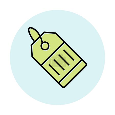 Ilustración de Icono de etiqueta de precio, vector ilustración diseño simple - Imagen libre de derechos