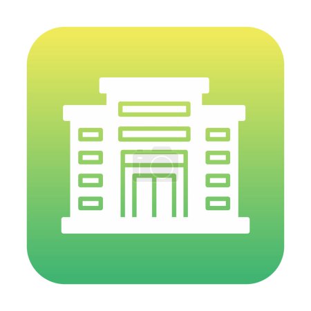Illustration for Shopping centre icon. Mall building web icon, vector illustration - Royalty Free Image