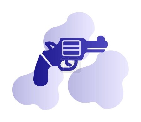 Illustration for Gun with a hand - Royalty Free Image