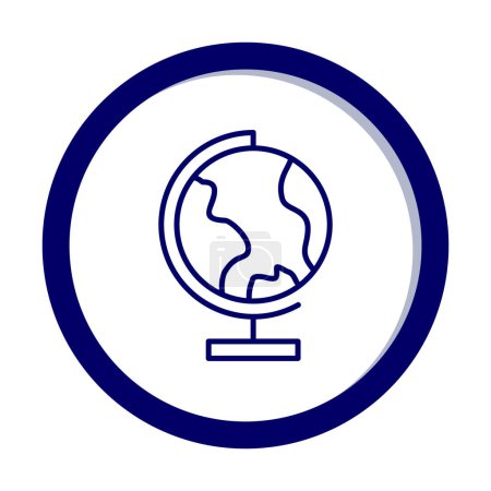 Ilustración de Globo icono vector ilustración diseño - Imagen libre de derechos