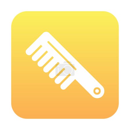 Illustration for Hair comb icon vector illustration - Royalty Free Image