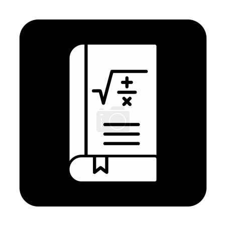 Illustration for Maths Book. web icon simple illustration - Royalty Free Image