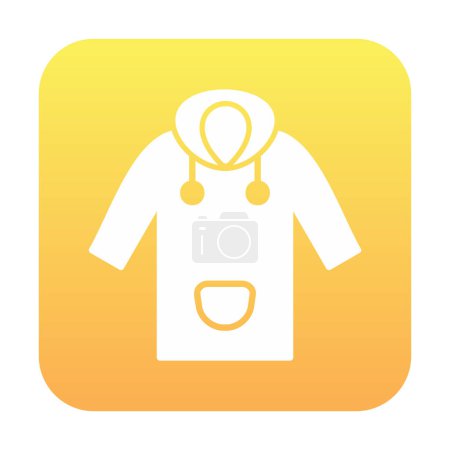 Ilustración de Impermeable icono web, ilustración vectorial - Imagen libre de derechos