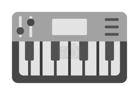 Illustration for Flat simple Synthesizer icon vector illustration design - Royalty Free Image
