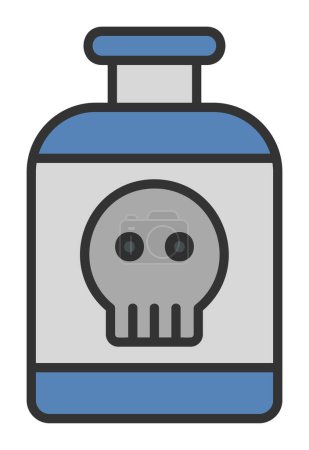 Illustration for Simple Toxin icon, vector illustration - Royalty Free Image