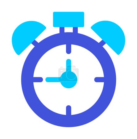 Illustration for Alarm Clock web icon, vector illustration - Royalty Free Image