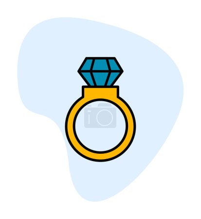 Illustration for Ring icon, vector illustration simple design - Royalty Free Image
