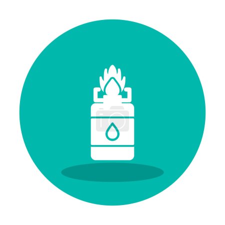Illustration for Camping Gas  icon vector illustration design - Royalty Free Image
