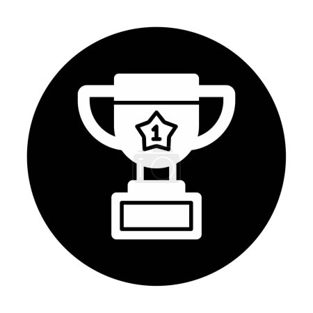 Illustration for Simple trophy  vector icon  illustration design - Royalty Free Image