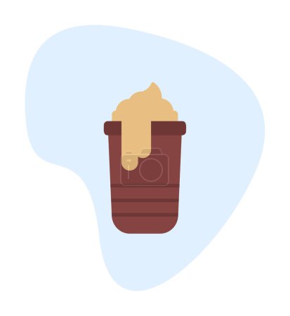 Illustration for Hot Chocolate, vector illustration design - Royalty Free Image