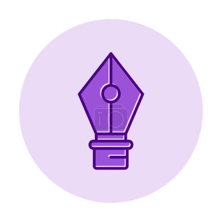 Illustration for Simple pen tool icon, vector illustration - Royalty Free Image