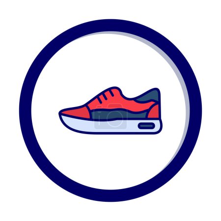Illustration for Shoe sport design vector illustration - Royalty Free Image