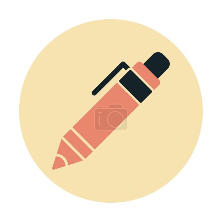 Illustration for Pen icon, vector illustration. flat design style - Royalty Free Image