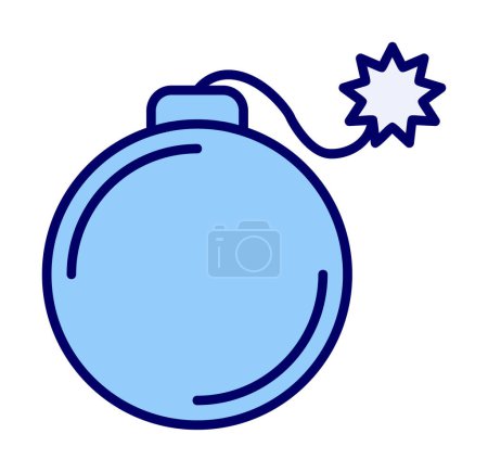 Illustration for Cartoon doodle Bomb, vector illustration - Royalty Free Image
