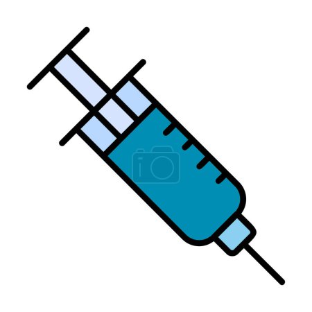 Illustration for Syringe icon vector illustration - Royalty Free Image