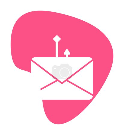 Ilustración de Ilustración simple icono de phishing plano - Imagen libre de derechos