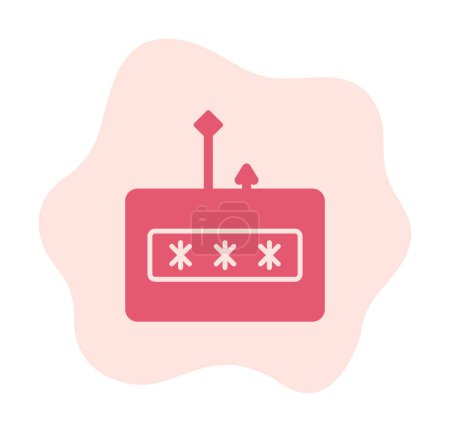Ilustración de Ilustración simple icono de phishing plano - Imagen libre de derechos