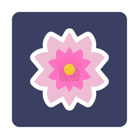 Illustration for Sakura flower icon, vector illustration - Royalty Free Image
