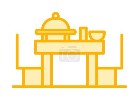 Illustration for Simple Feast icon, vector illustration - Royalty Free Image