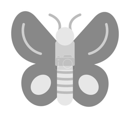 Ilustración de Mariposa Vector Icono Ilustración plana - Imagen libre de derechos