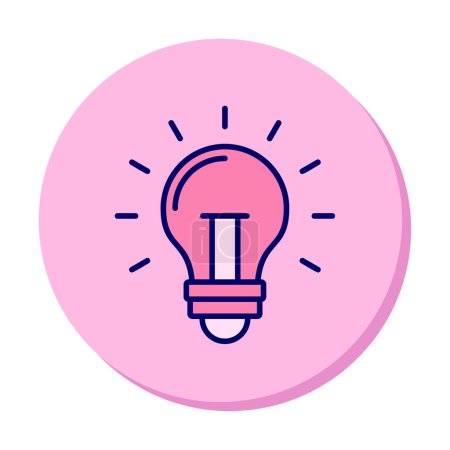 Illustration for Light bulb icon. vector illustration - Royalty Free Image