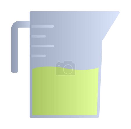 Illustration for Vector illustration of Beaker modern icon - Royalty Free Image