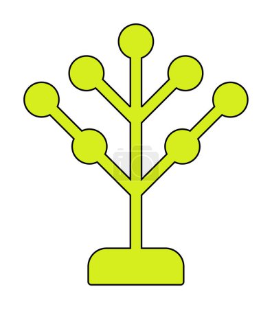 einfaches phylogenetisches Symbol, Vektorillustration