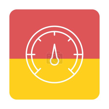 Illustration for Speedometer. web icon simple design - Royalty Free Image