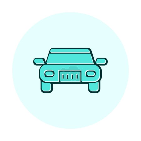 Ilustración de Car web icon simple illustration - Imagen libre de derechos